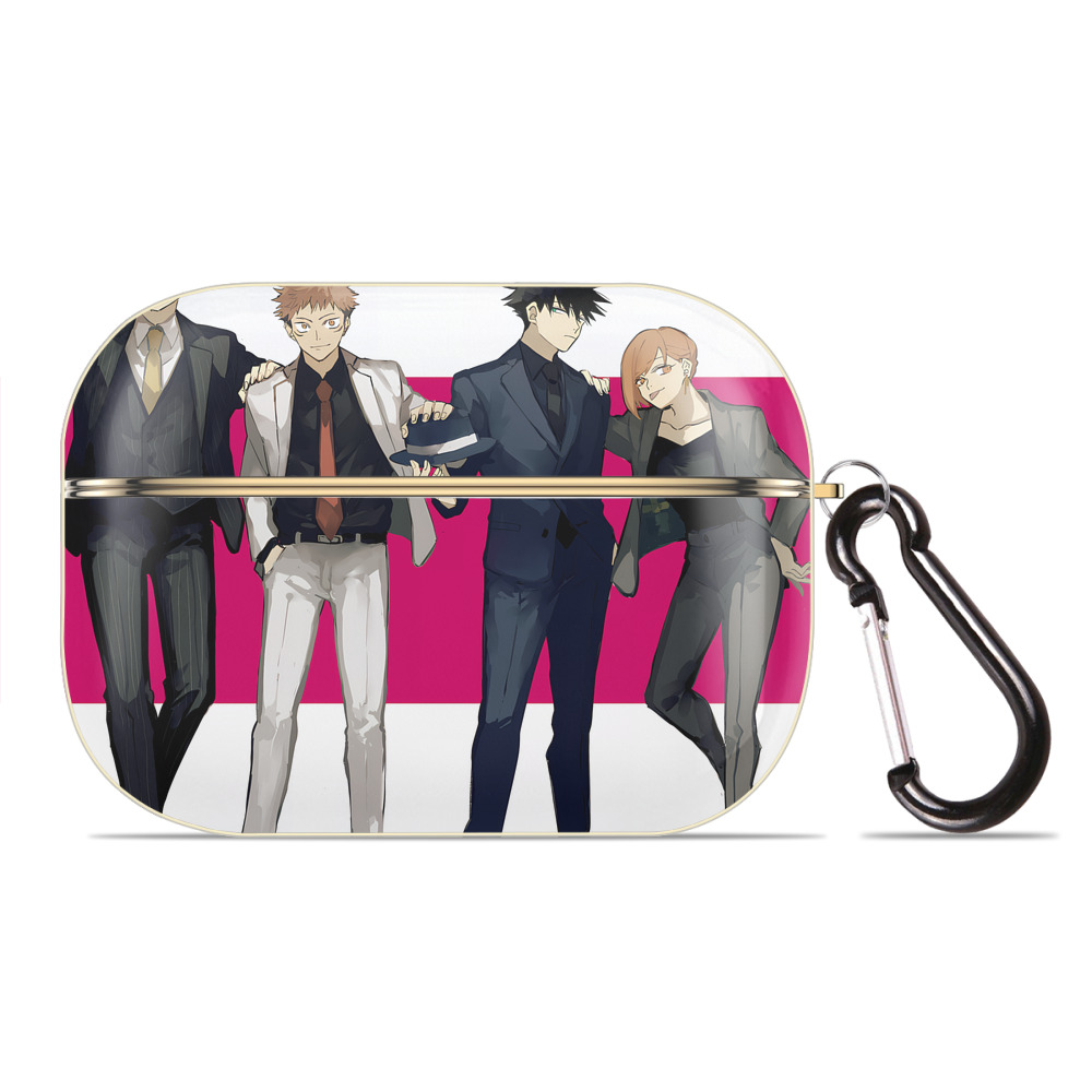 （画像用） 呪術廻戦 Jujutsu Kaisen 【AirPods Pro用】ハードシェル保護ケース｜耐衝撃・防指紋・カラビナ付き商品仕様