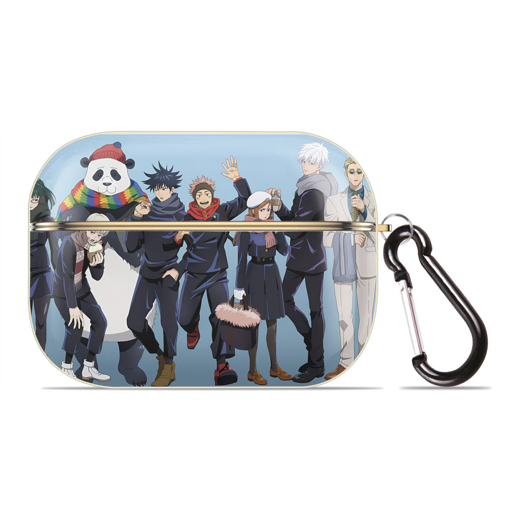 （画像用） 呪術廻戦 Jujutsu Kaisen 【AirPods Pro用】ハードシェル保護ケース｜耐衝撃・防指紋・カラビナ付き商品仕様