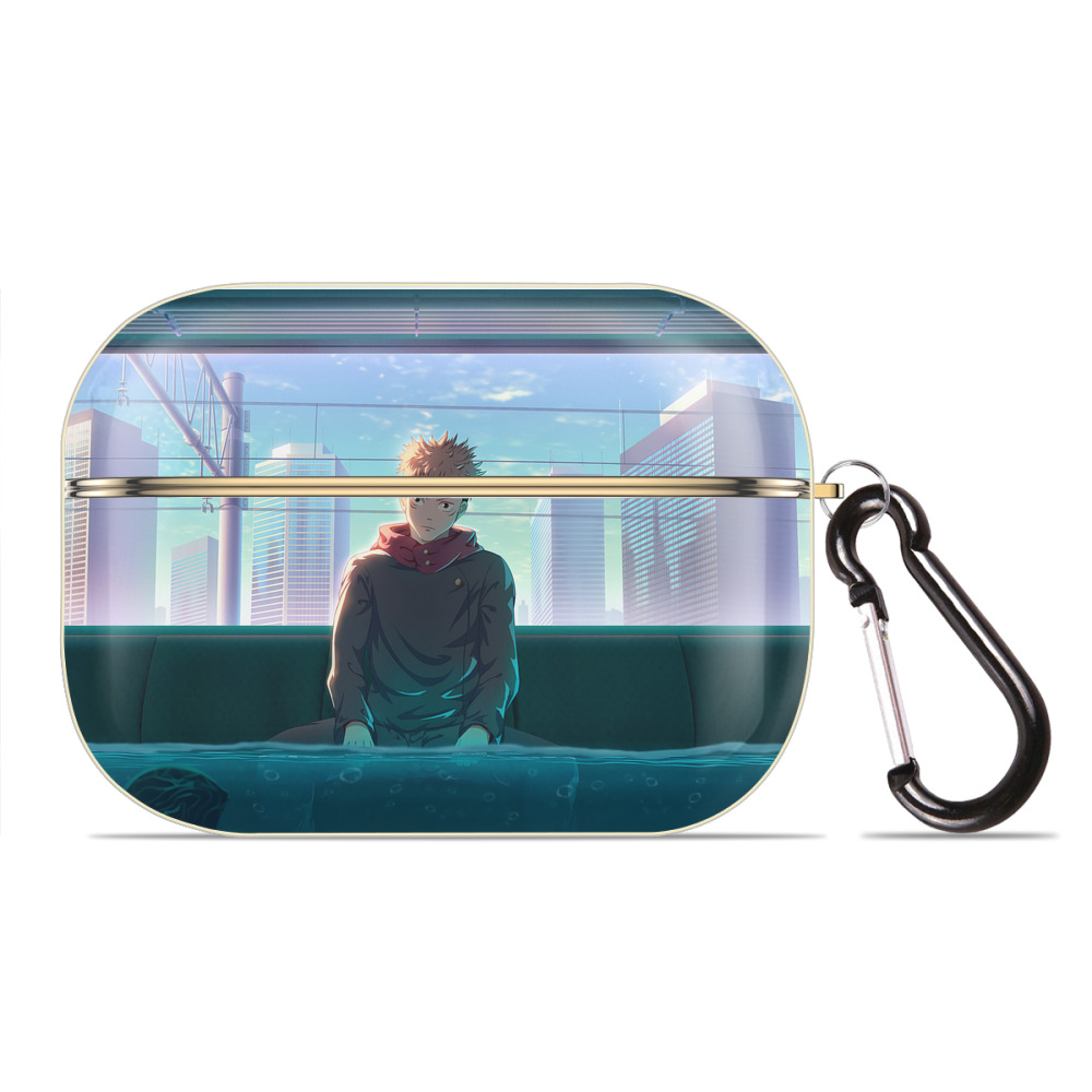 （画像用） 呪術廻戦 Jujutsu Kaisen 【AirPods Pro用】ハードシェル保護ケース｜耐衝撃・防指紋・カラビナ付き商品仕様