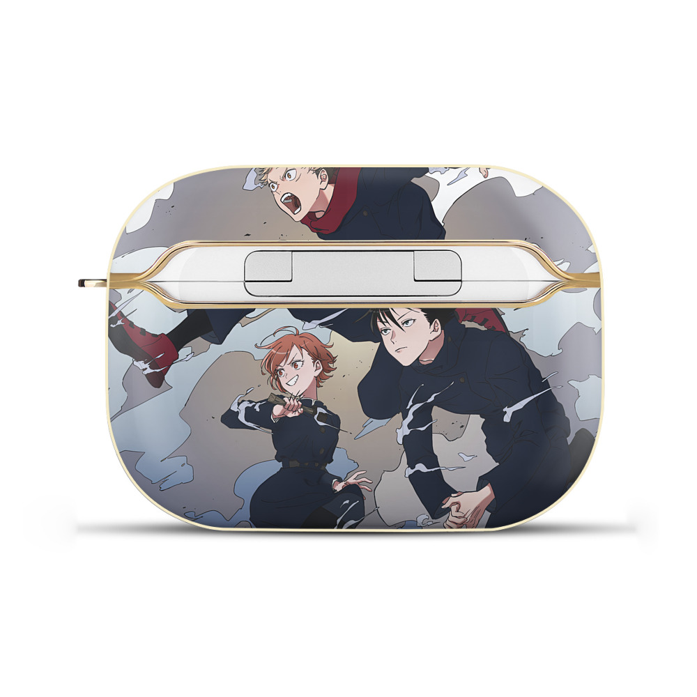 （画像用） 呪術廻戦 Jujutsu Kaisen 【AirPods Pro用】ハードシェル保護ケース｜耐衝撃・防指紋・カラビナ付き商品仕様