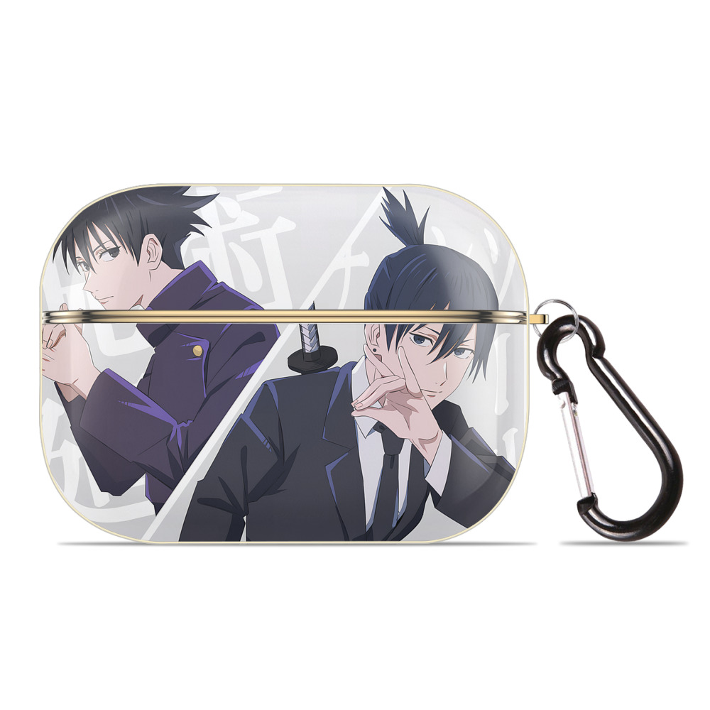 （画像用） 呪術廻戦 Jujutsu Kaisen 【AirPods Pro用】ハードシェル保護ケース｜耐衝撃・防指紋・カラビナ付き商品仕様