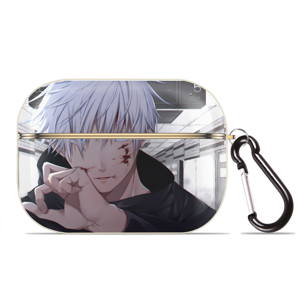 （画像用） 呪術廻戦 Jujutsu Kaisen 【AirPods Pro用】ハードシェル保護ケース｜耐衝撃・防指紋・カラビナ付き商品仕様