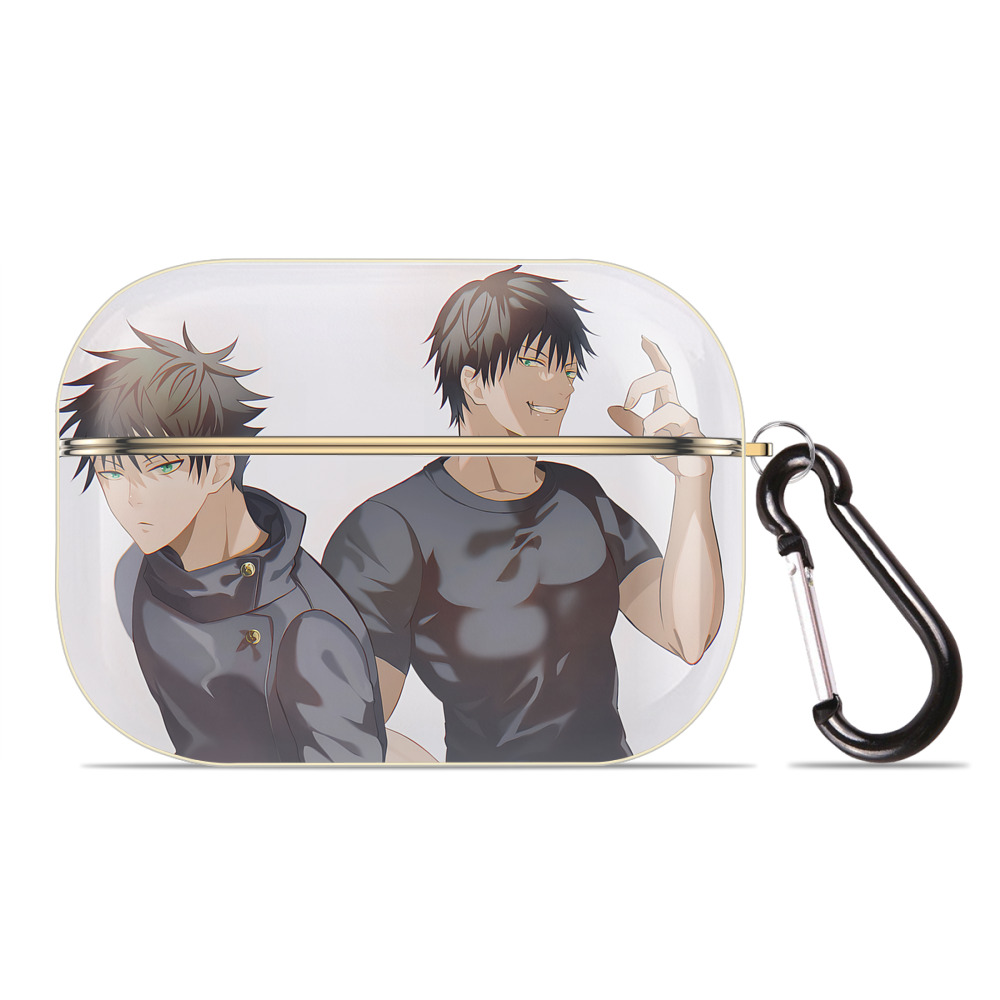 （画像用） 呪術廻戦 Jujutsu Kaisen 【AirPods Pro用】ハードシェル保護ケース｜耐衝撃・防指紋・カラビナ付き商品仕様