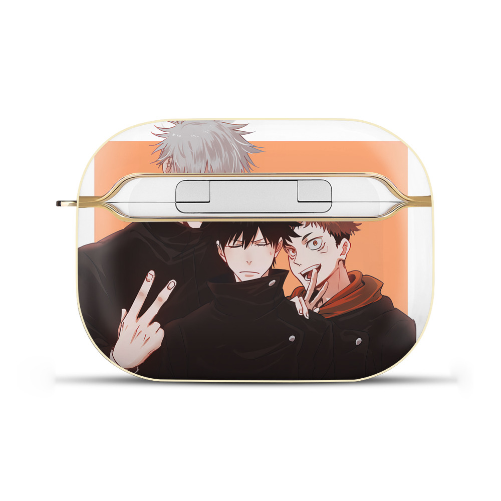 （画像用） 呪術廻戦 Jujutsu Kaisen 【AirPods Pro用】ハードシェル保護ケース｜耐衝撃・防指紋・カラビナ付き商品仕様