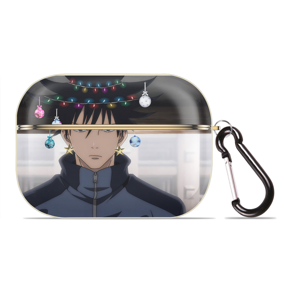 （画像用） 呪術廻戦 Jujutsu Kaisen 【AirPods Pro用】ハードシェル保護ケース｜耐衝撃・防指紋・カラビナ付き商品仕様