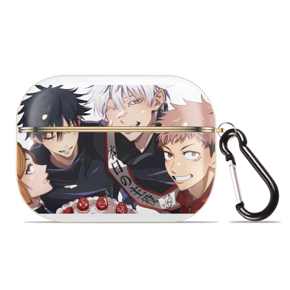 （画像用） 呪術廻戦 Jujutsu Kaisen 【AirPods Pro用】ハードシェル保護ケース｜耐衝撃・防指紋・カラビナ付き商品仕様