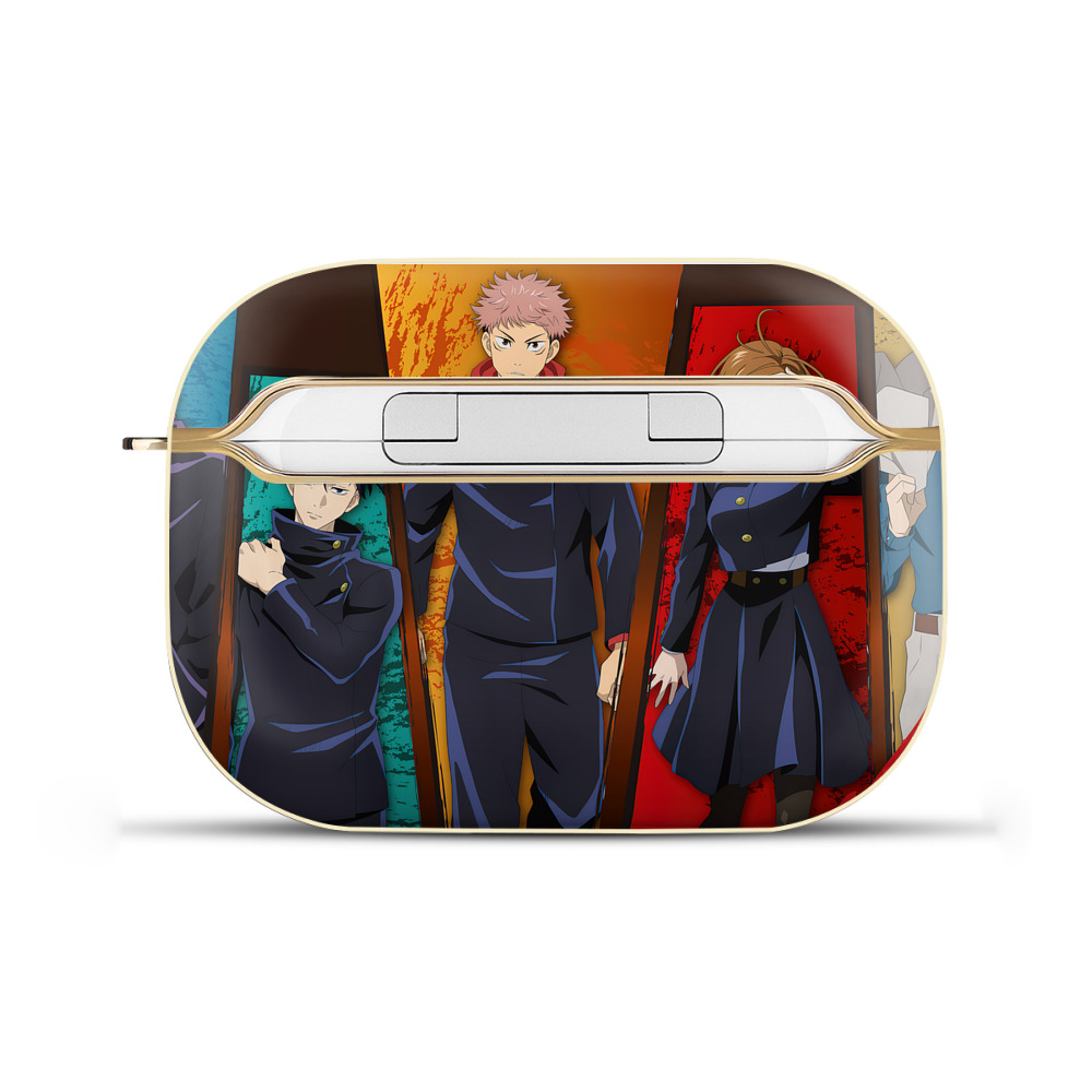 （画像用） 呪術廻戦 Jujutsu Kaisen 【AirPods Pro用】ハードシェル保護ケース｜耐衝撃・防指紋・カラビナ付き商品仕様