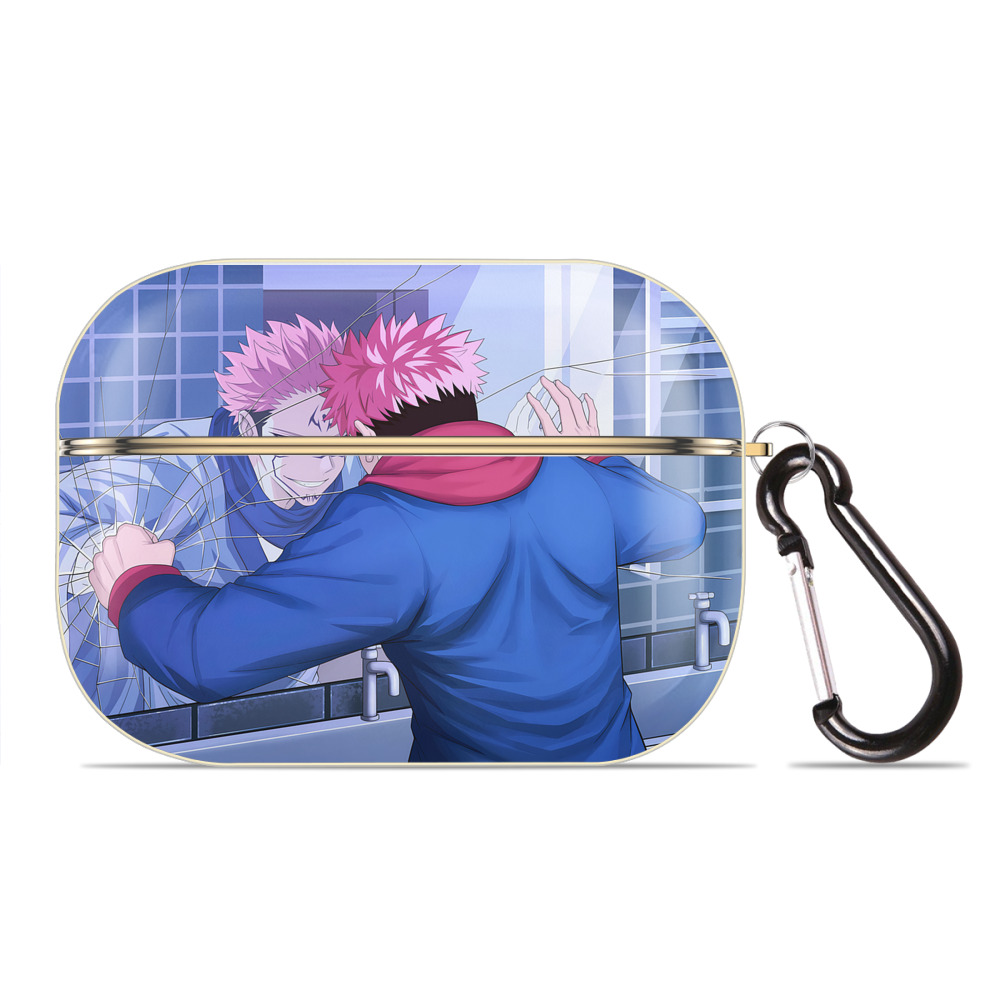 （画像用） 呪術廻戦 Jujutsu Kaisen 【AirPods Pro用】ハードシェル保護ケース｜耐衝撃・防指紋・カラビナ付き商品仕様