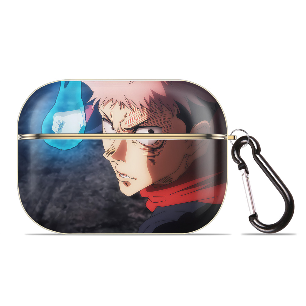 （画像用） 呪術廻戦 Jujutsu Kaisen 【AirPods Pro用】ハードシェル保護ケース｜耐衝撃・防指紋・カラビナ付き商品仕様