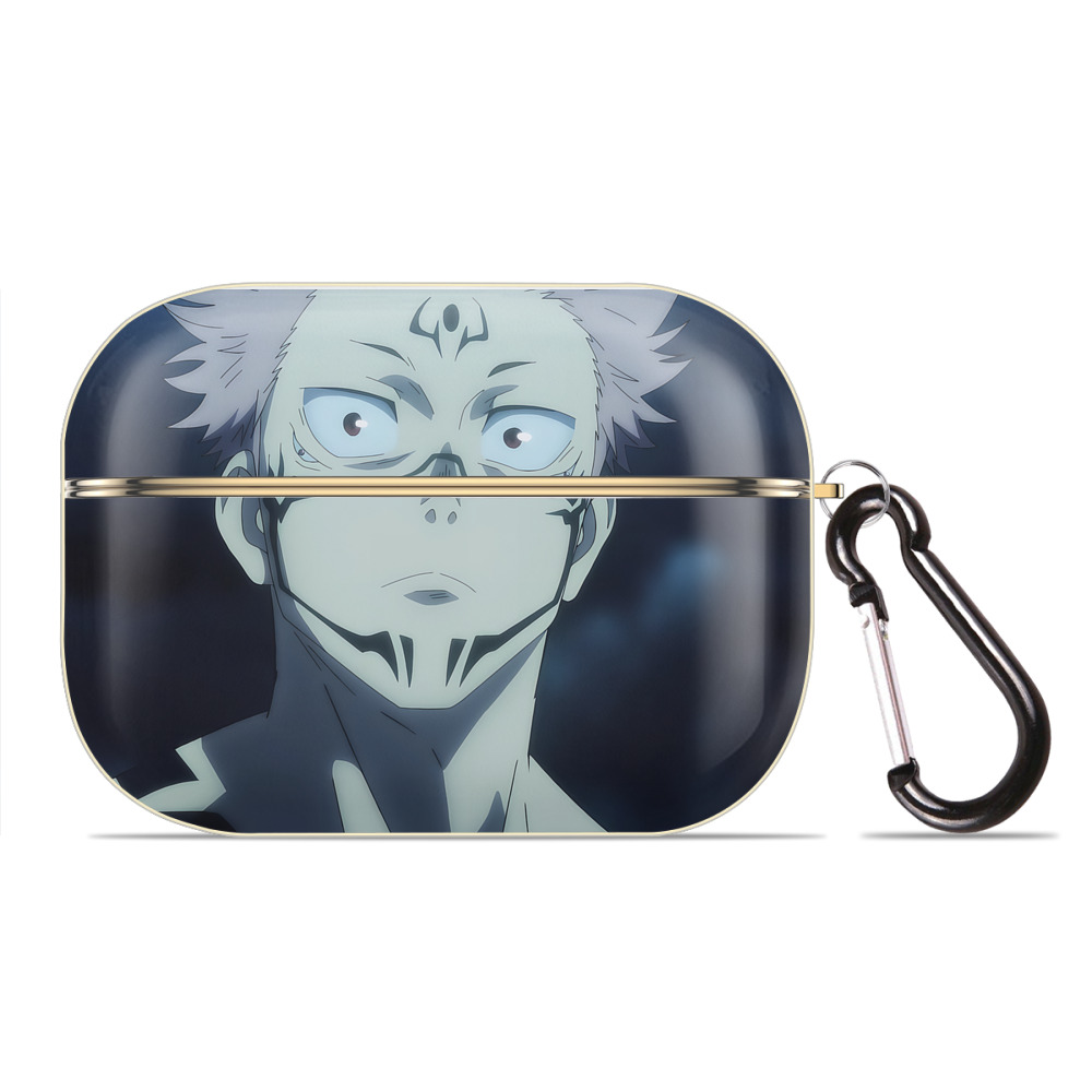 （画像用） 呪術廻戦 Jujutsu Kaisen 【AirPods Pro用】ハードシェル保護ケース｜耐衝撃・防指紋・カラビナ付き商品仕様
