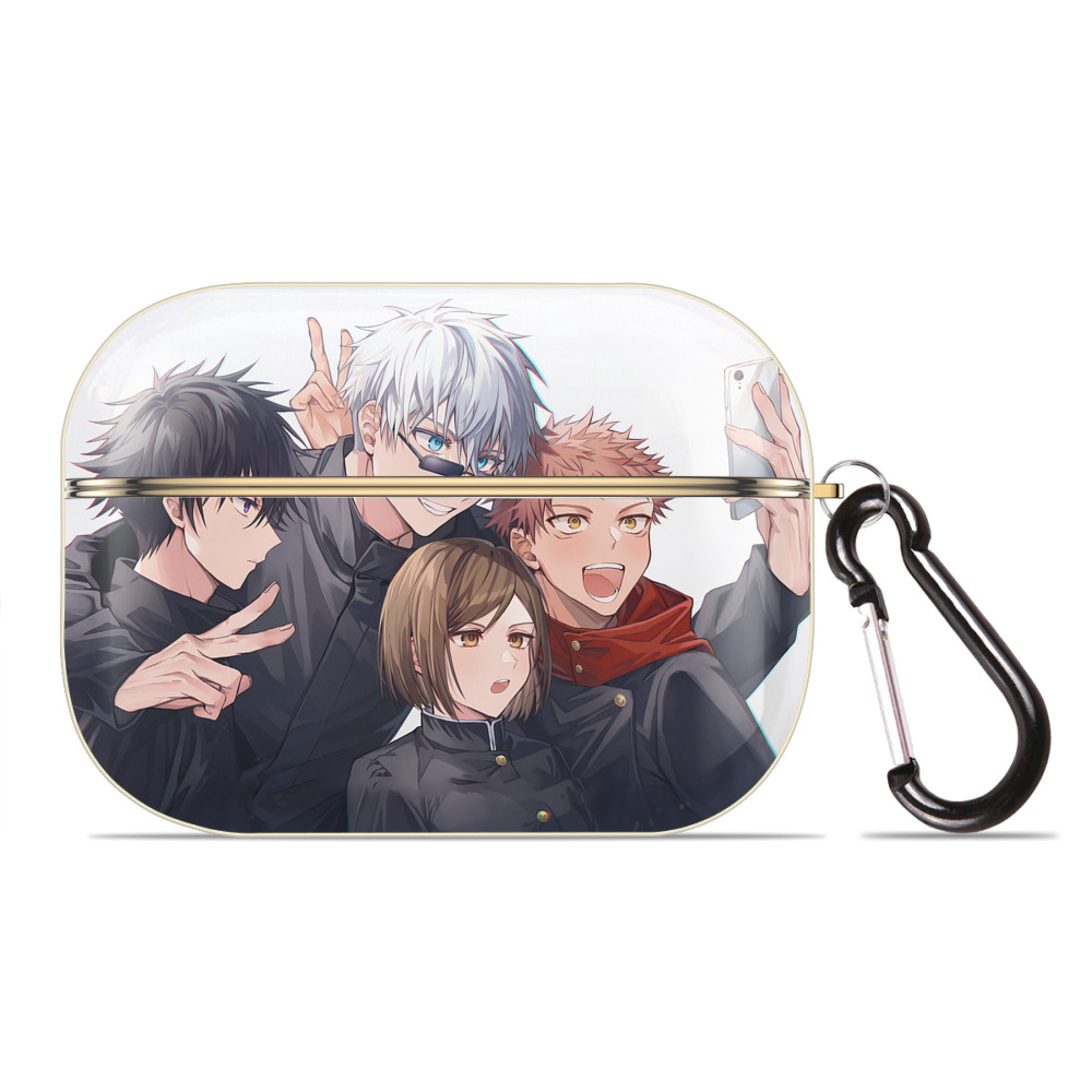 （画像用） 呪術廻戦 Jujutsu Kaisen 【AirPods Pro用】ハードシェル保護ケース｜耐衝撃・防指紋・カラビナ付き商品仕様