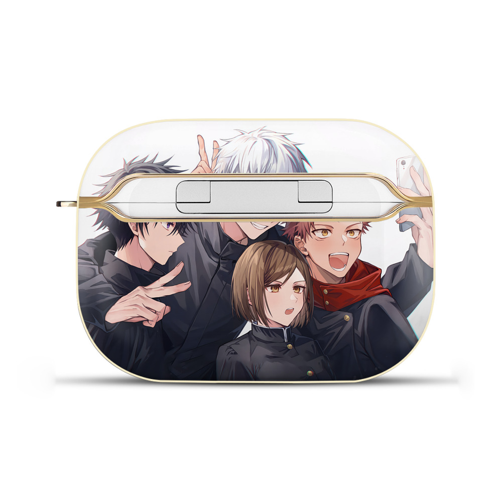 （画像用） 呪術廻戦 Jujutsu Kaisen 【AirPods Pro用】ハードシェル保護ケース｜耐衝撃・防指紋・カラビナ付き商品仕様