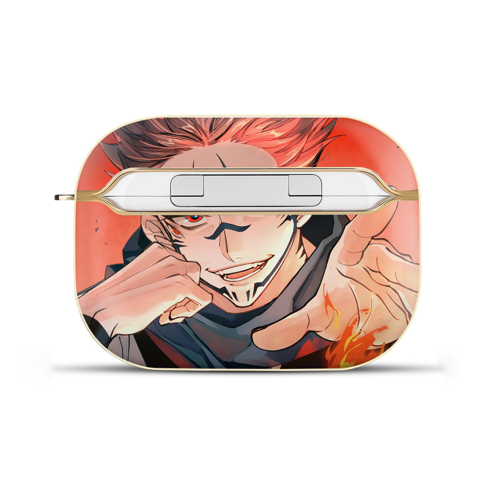 （画像用） 呪術廻戦 Jujutsu Kaisen 【AirPods Pro用】ハードシェル保護ケース｜耐衝撃・防指紋・カラビナ付き商品仕様