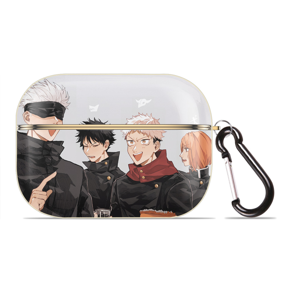 （画像用） 呪術廻戦 Jujutsu Kaisen 【AirPods Pro用】ハードシェル保護ケース｜耐衝撃・防指紋・カラビナ付き商品仕様