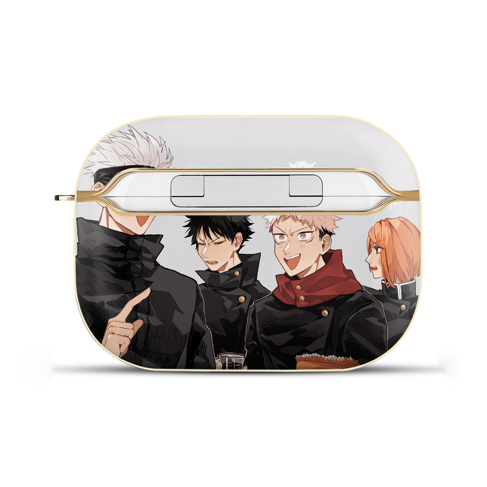 （画像用） 呪術廻戦 Jujutsu Kaisen 【AirPods Pro用】ハードシェル保護ケース｜耐衝撃・防指紋・カラビナ付き商品仕様