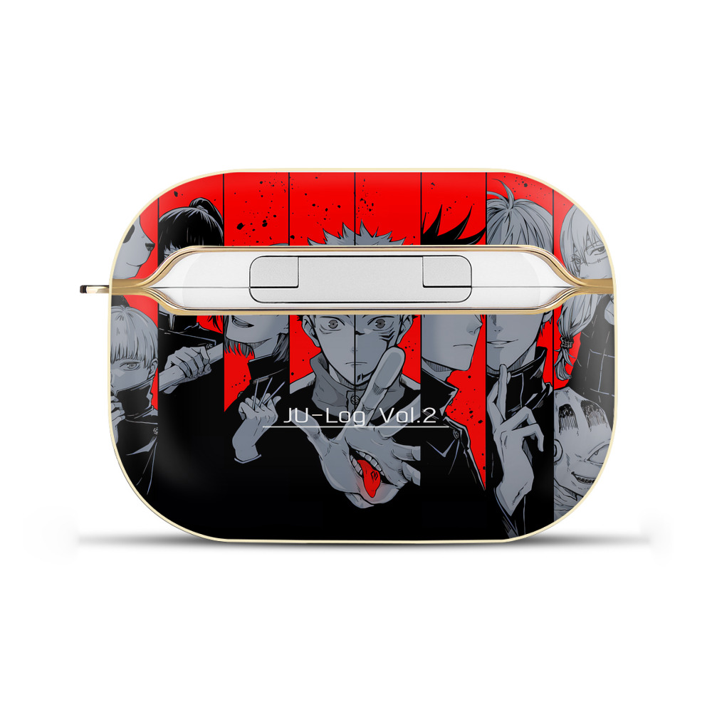 （画像用） 呪術廻戦 Jujutsu Kaisen 【AirPods Pro用】ハードシェル保護ケース｜耐衝撃・防指紋・カラビナ付き商品仕様