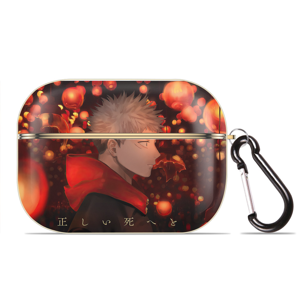 （画像用） 呪術廻戦 Jujutsu Kaisen 【AirPods Pro用】ハードシェル保護ケース｜耐衝撃・防指紋・カラビナ付き商品仕様