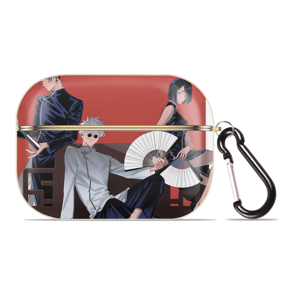 （画像用） 呪術廻戦 Jujutsu Kaisen 【AirPods Pro用】ハードシェル保護ケース｜耐衝撃・防指紋・カラビナ付き商品仕様