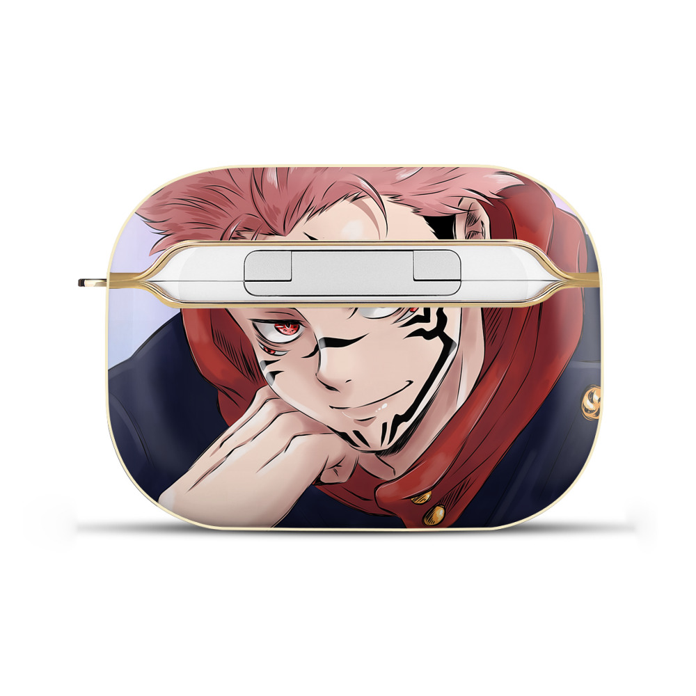 （画像用） 呪術廻戦 Jujutsu Kaisen 【AirPods Pro用】ハードシェル保護ケース｜耐衝撃・防指紋・カラビナ付き商品仕様