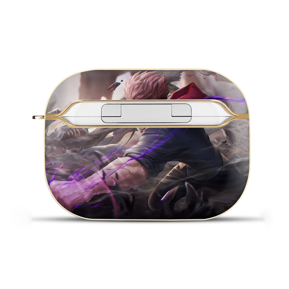 （画像用） 呪術廻戦 Jujutsu Kaisen 【AirPods Pro用】ハードシェル保護ケース｜耐衝撃・防指紋・カラビナ付き商品仕様