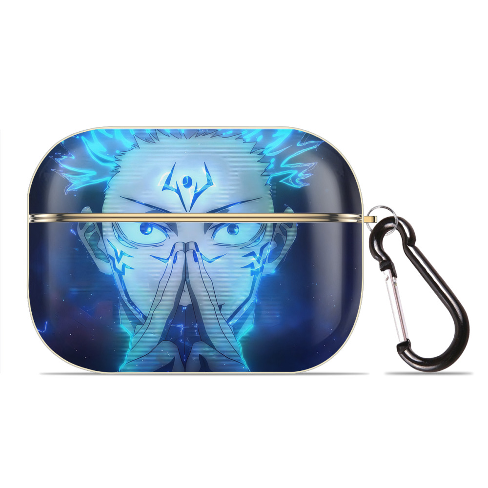 （画像用） 呪術廻戦 Jujutsu Kaisen 【AirPods Pro用】ハードシェル保護ケース｜耐衝撃・防指紋・カラビナ付き商品仕様