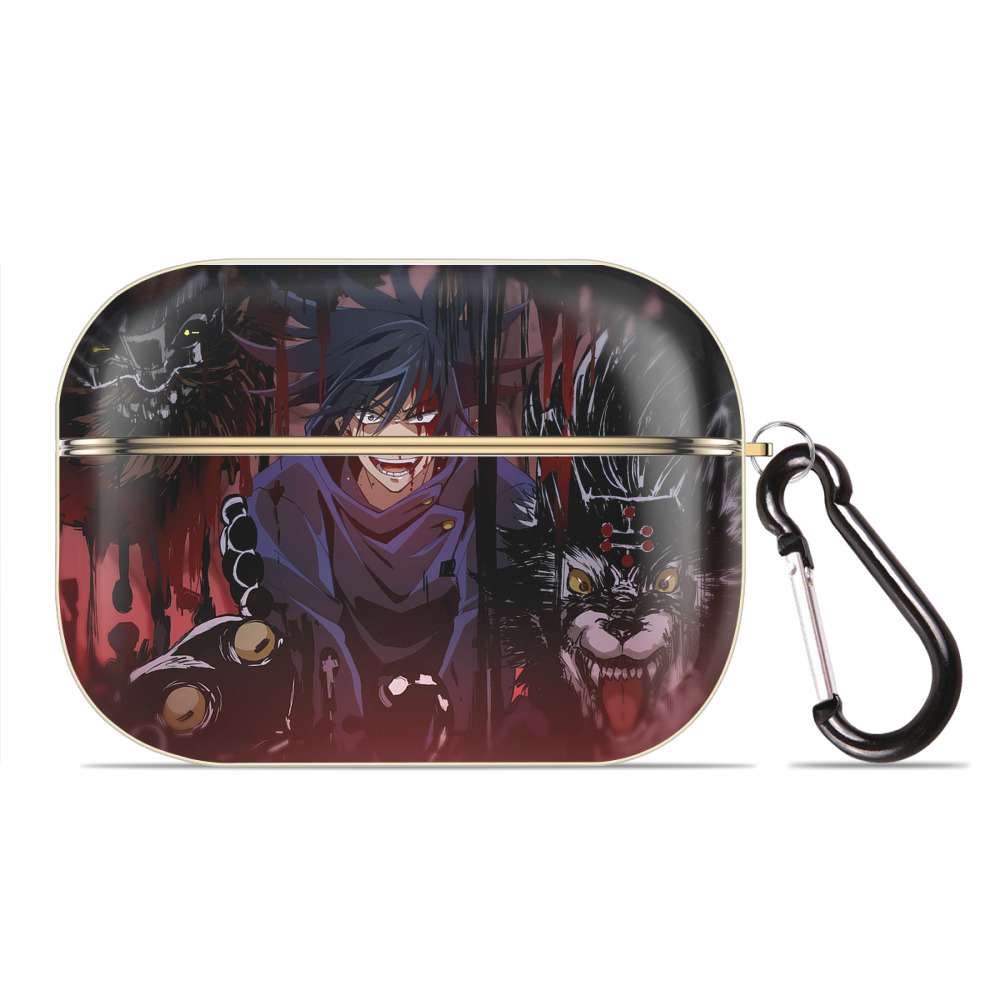 （画像用） 呪術廻戦 Jujutsu Kaisen 【AirPods Pro用】ハードシェル保護ケース｜耐衝撃・防指紋・カラビナ付き商品仕様
