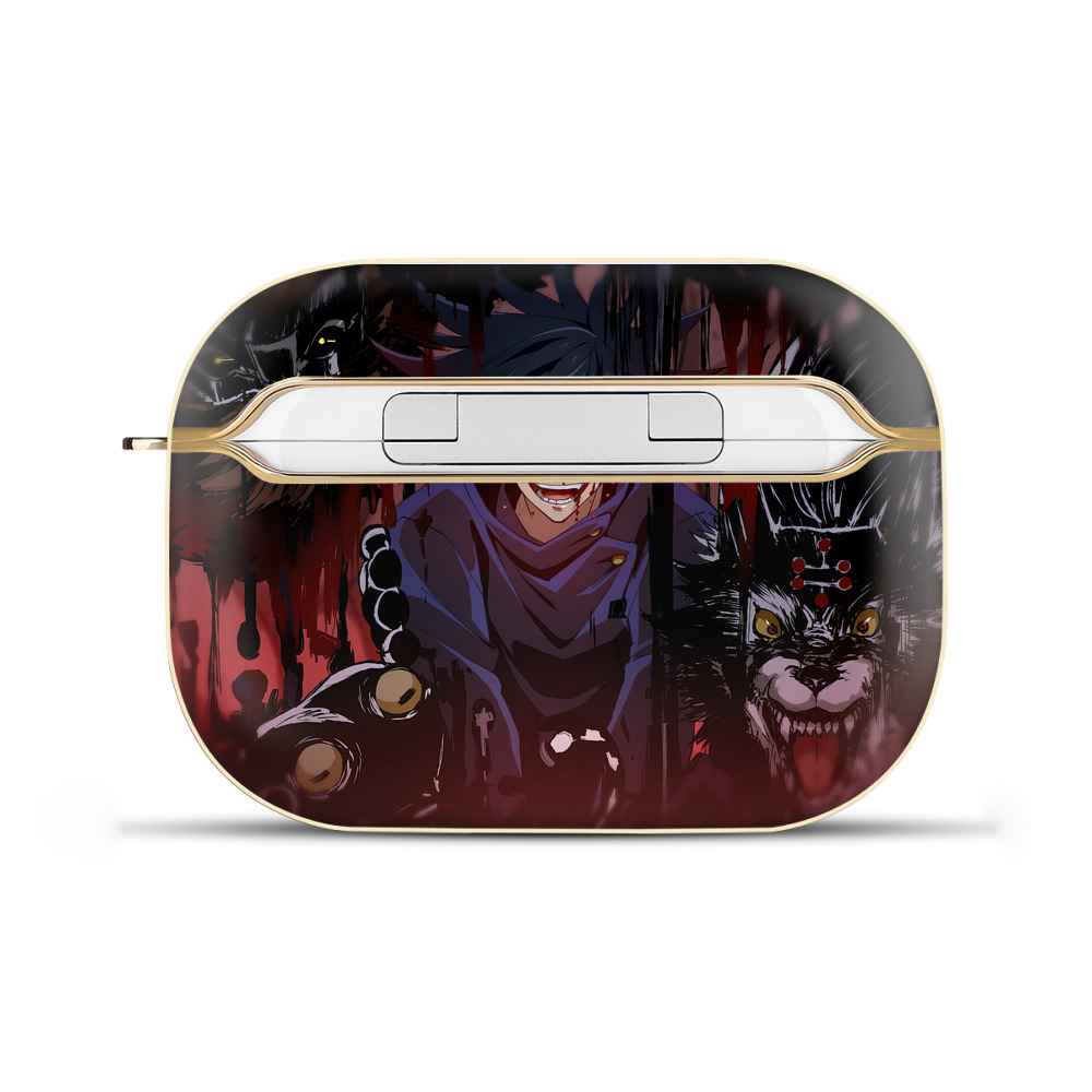 （画像用） 呪術廻戦 Jujutsu Kaisen 【AirPods Pro用】ハードシェル保護ケース｜耐衝撃・防指紋・カラビナ付き商品仕様