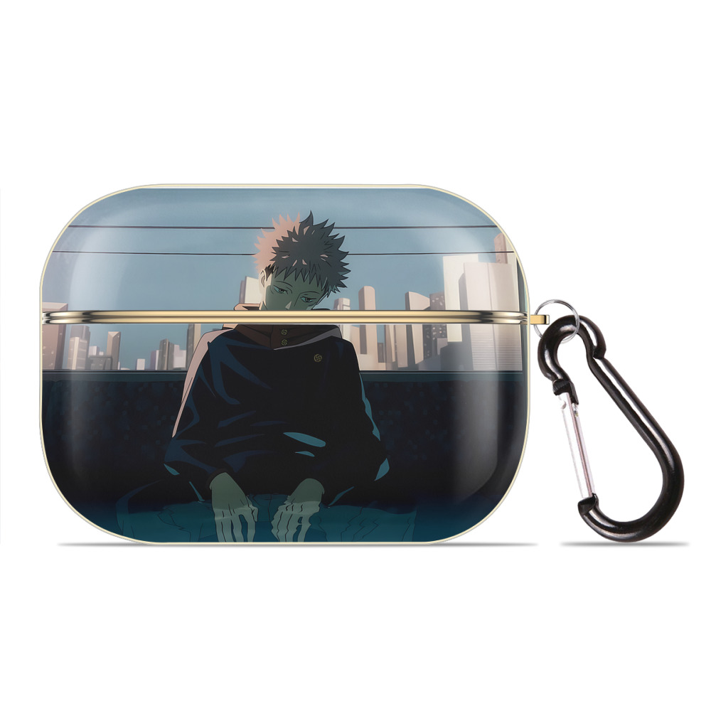 （画像用） 呪術廻戦 Jujutsu Kaisen 【AirPods Pro用】ハードシェル保護ケース｜耐衝撃・防指紋・カラビナ付き商品仕様