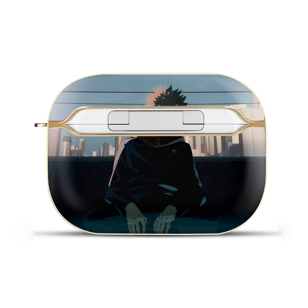 （画像用） 呪術廻戦 Jujutsu Kaisen 【AirPods Pro用】ハードシェル保護ケース｜耐衝撃・防指紋・カラビナ付き商品仕様