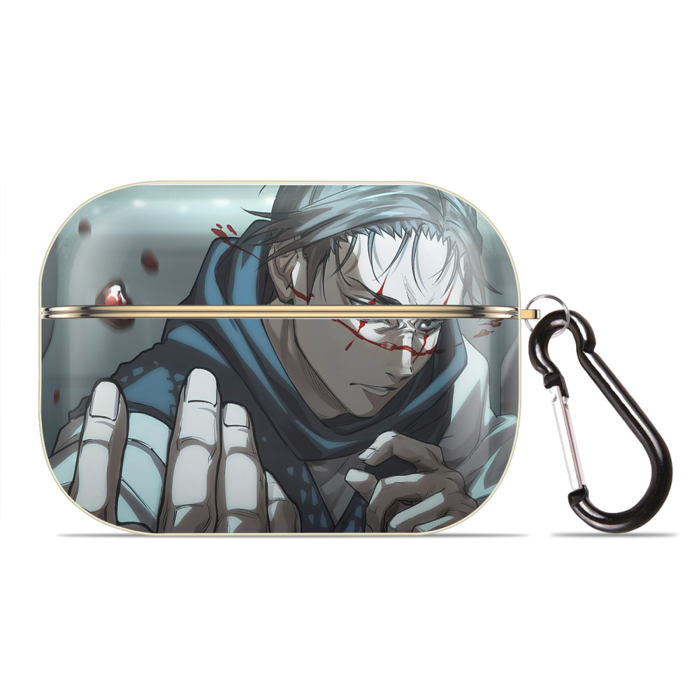（画像用） 呪術廻戦 Jujutsu Kaisen 【AirPods Pro用】ハードシェル保護ケース｜耐衝撃・防指紋・カラビナ付き商品仕様