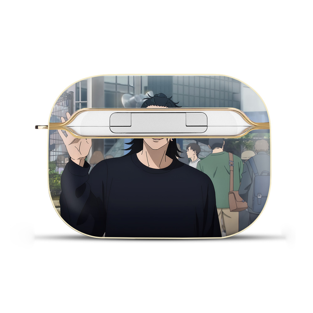 （画像用） 呪術廻戦 Jujutsu Kaisen 【AirPods Pro用】ハードシェル保護ケース｜耐衝撃・防指紋・カラビナ付き商品仕様