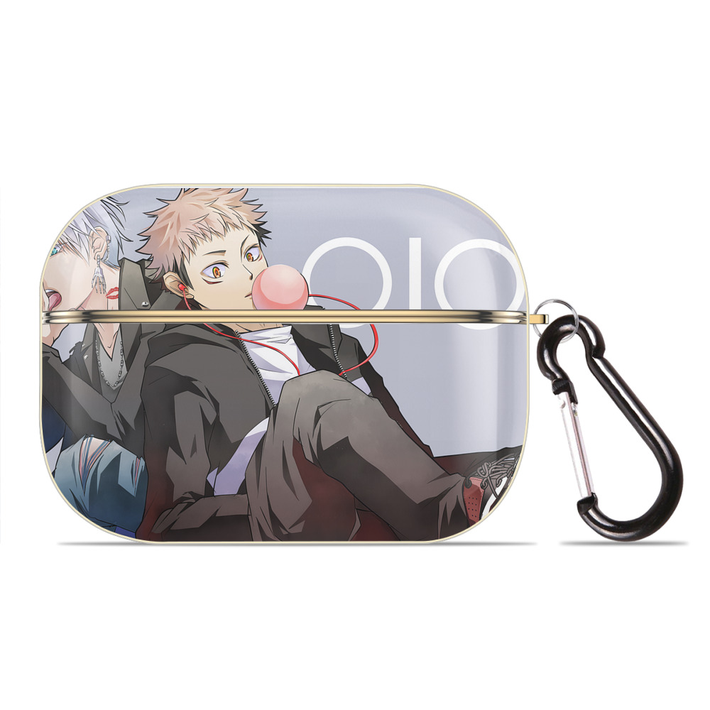 （画像用） 呪術廻戦 Jujutsu Kaisen 【AirPods Pro用】ハードシェル保護ケース｜耐衝撃・防指紋・カラビナ付き商品仕様