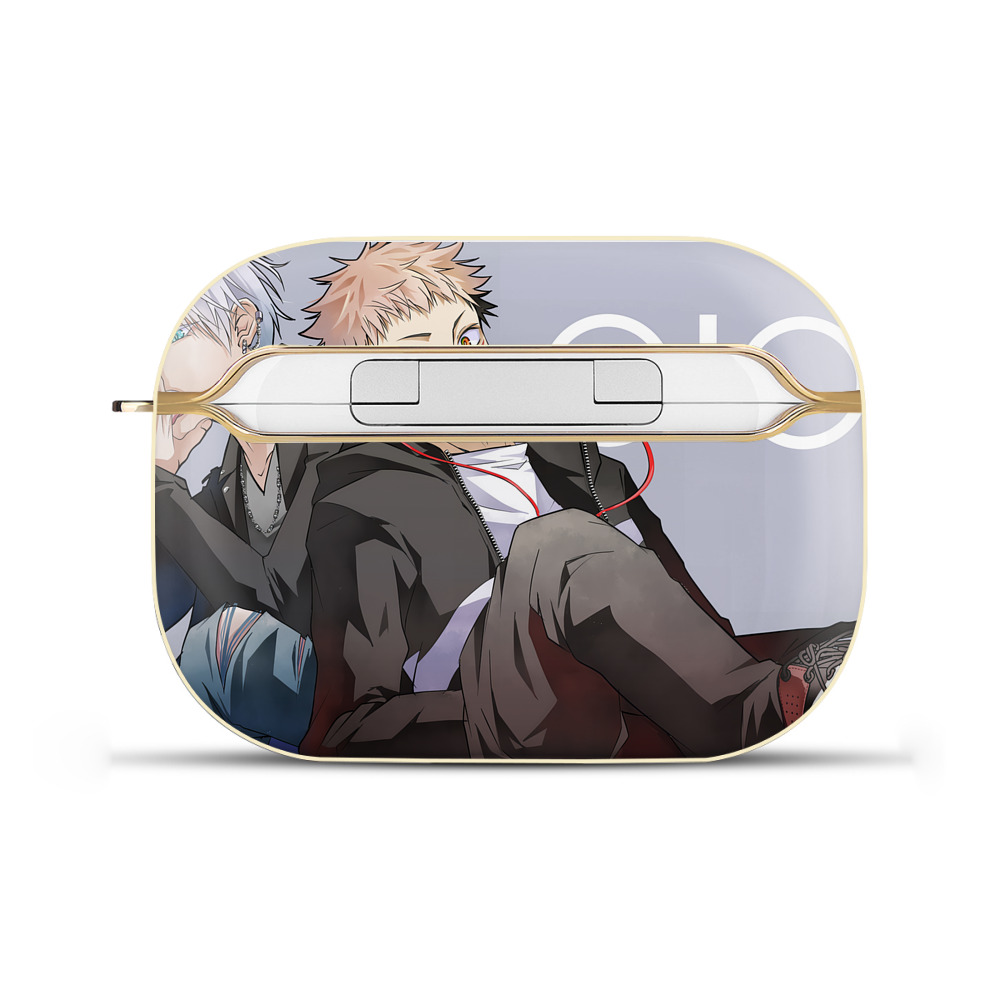 （画像用） 呪術廻戦 Jujutsu Kaisen 【AirPods Pro用】ハードシェル保護ケース｜耐衝撃・防指紋・カラビナ付き商品仕様