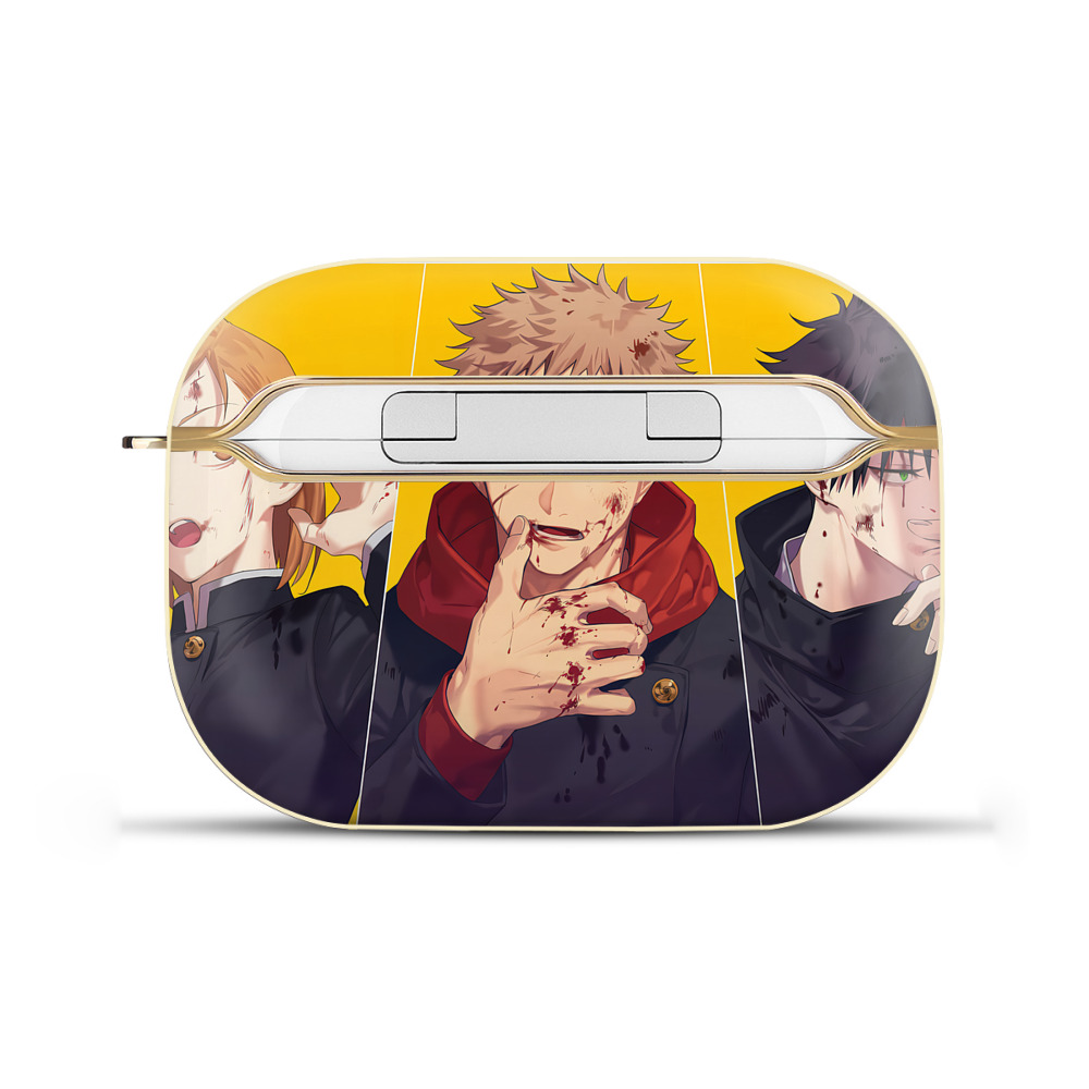 （画像用） 呪術廻戦 Jujutsu Kaisen 【AirPods Pro用】ハードシェル保護ケース｜耐衝撃・防指紋・カラビナ付き商品仕様