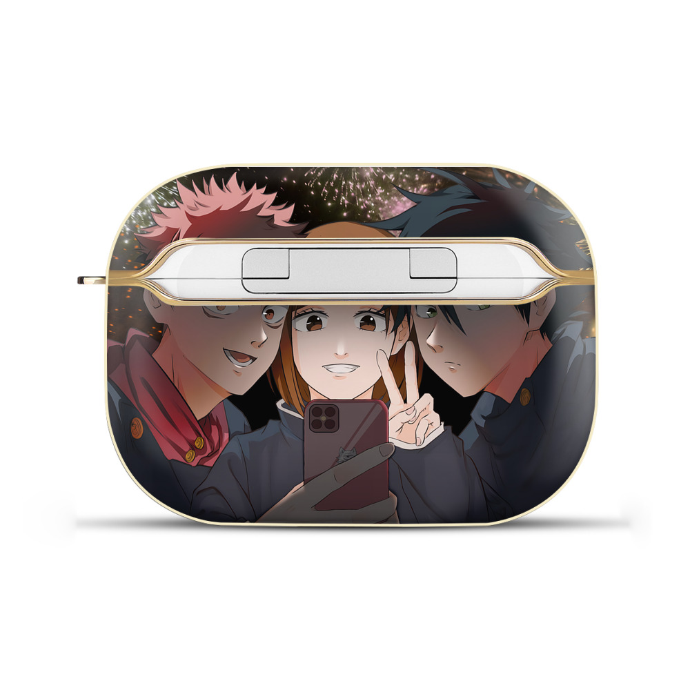 （画像用） 呪術廻戦 Jujutsu Kaisen 【AirPods Pro用】ハードシェル保護ケース｜耐衝撃・防指紋・カラビナ付き商品仕様