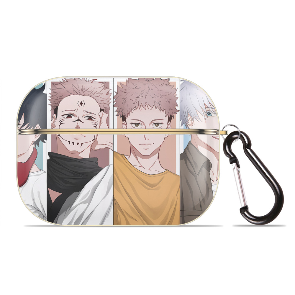 （画像用） 呪術廻戦 Jujutsu Kaisen 【AirPods Pro用】ハードシェル保護ケース｜耐衝撃・防指紋・カラビナ付き商品仕様