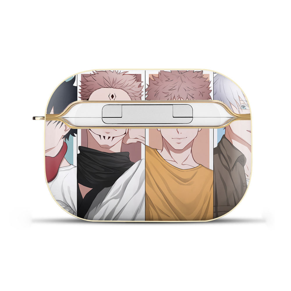 （画像用） 呪術廻戦 Jujutsu Kaisen 【AirPods Pro用】ハードシェル保護ケース｜耐衝撃・防指紋・カラビナ付き商品仕様