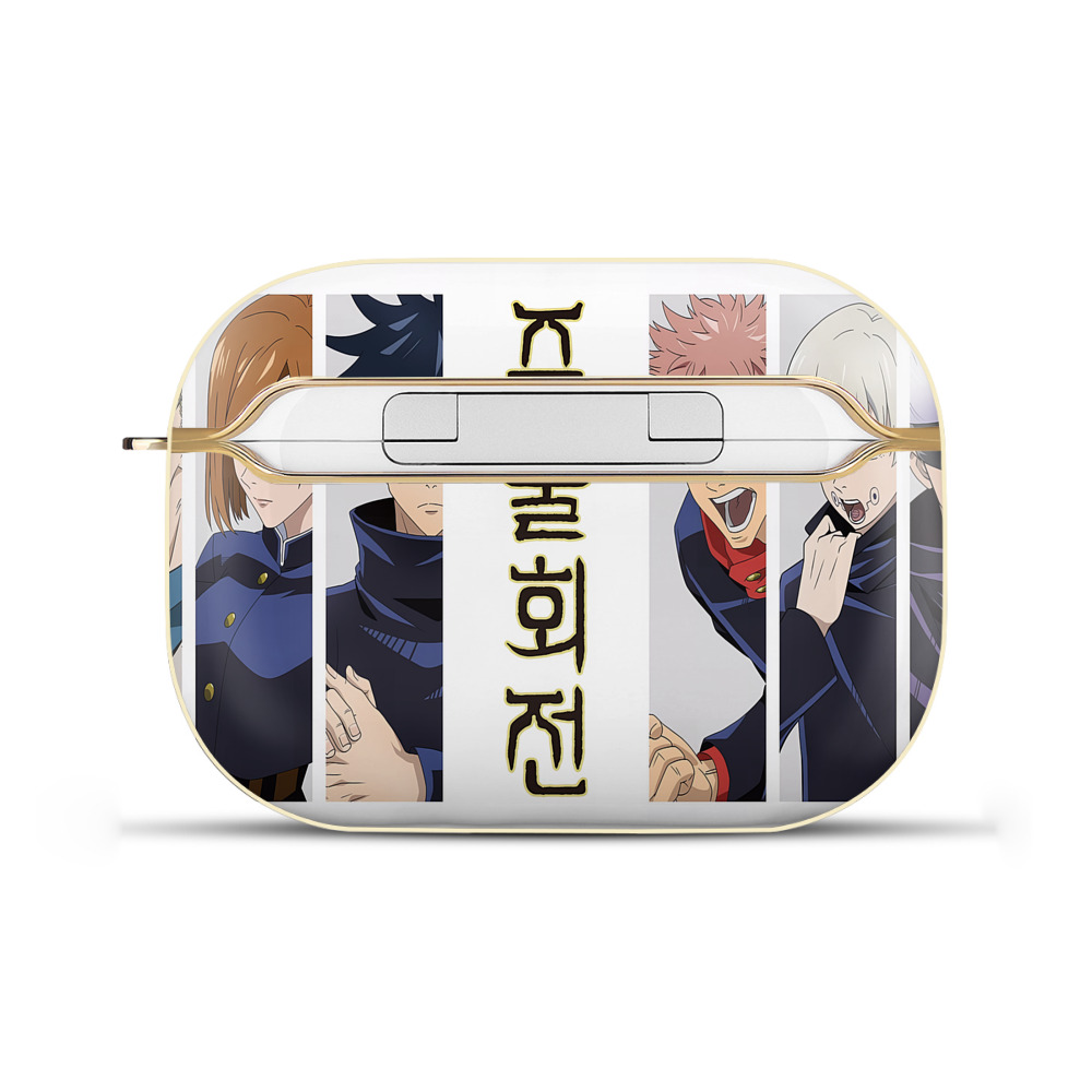 （画像用） 呪術廻戦 Jujutsu Kaisen 【AirPods Pro用】ハードシェル保護ケース｜耐衝撃・防指紋・カラビナ付き商品仕様