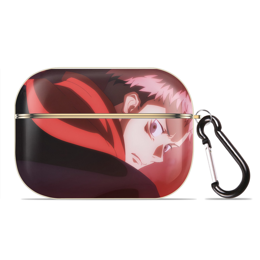 （画像用） 呪術廻戦 Jujutsu Kaisen 【AirPods Pro用】ハードシェル保護ケース｜耐衝撃・防指紋・カラビナ付き商品仕様
