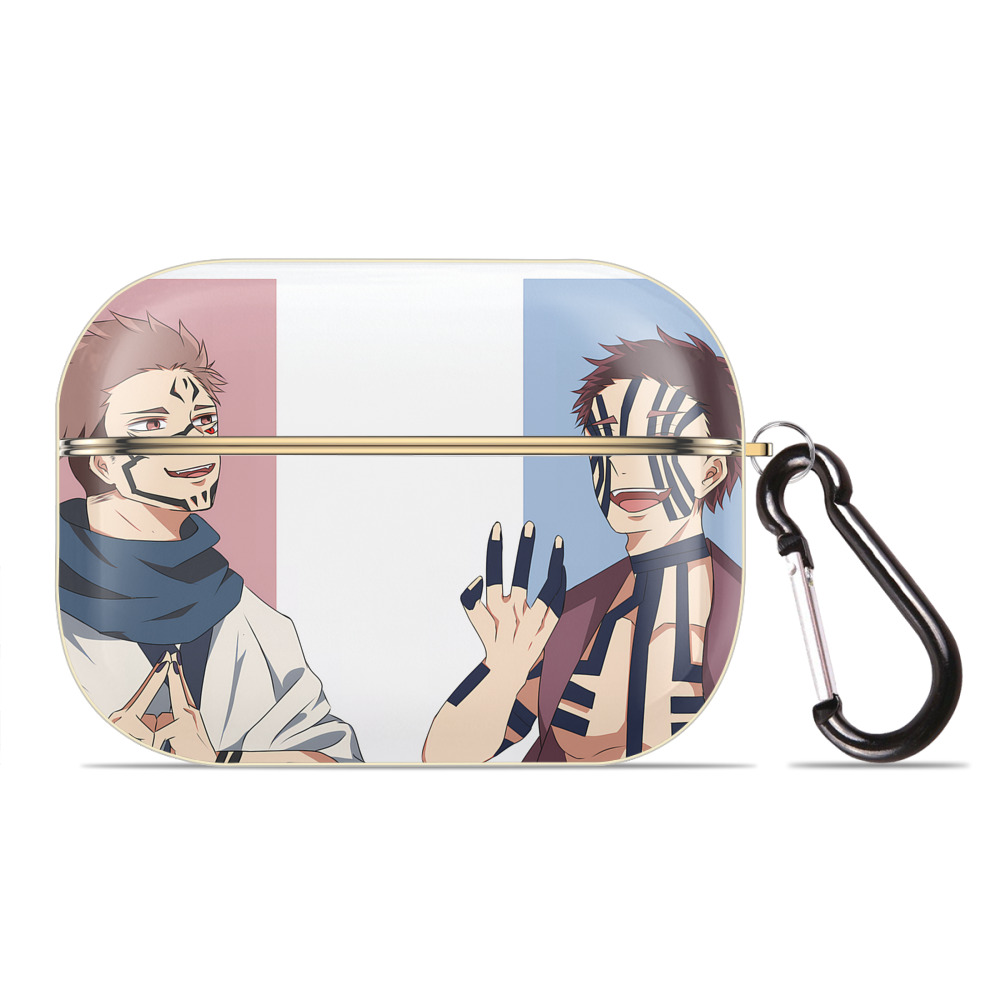 （画像用） 呪術廻戦 Jujutsu Kaisen 【AirPods Pro用】ハードシェル保護ケース｜耐衝撃・防指紋・カラビナ付き商品仕様
