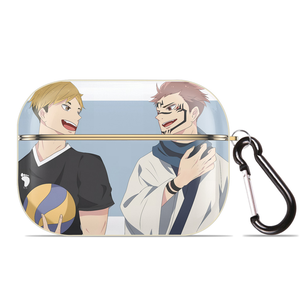 （画像用） 呪術廻戦 Jujutsu Kaisen 【AirPods Pro用】ハードシェル保護ケース｜耐衝撃・防指紋・カラビナ付き商品仕様