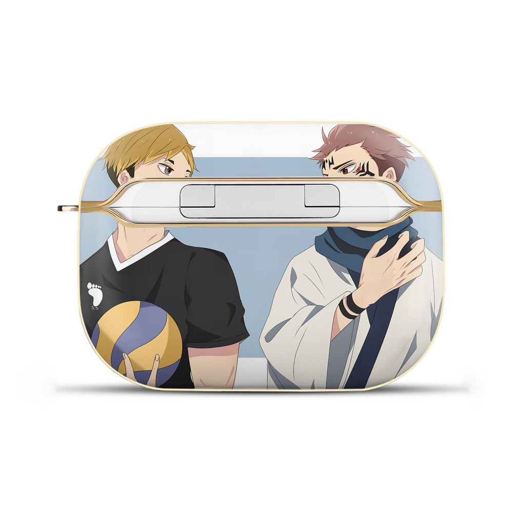 （画像用） 呪術廻戦 Jujutsu Kaisen 【AirPods Pro用】ハードシェル保護ケース｜耐衝撃・防指紋・カラビナ付き商品仕様