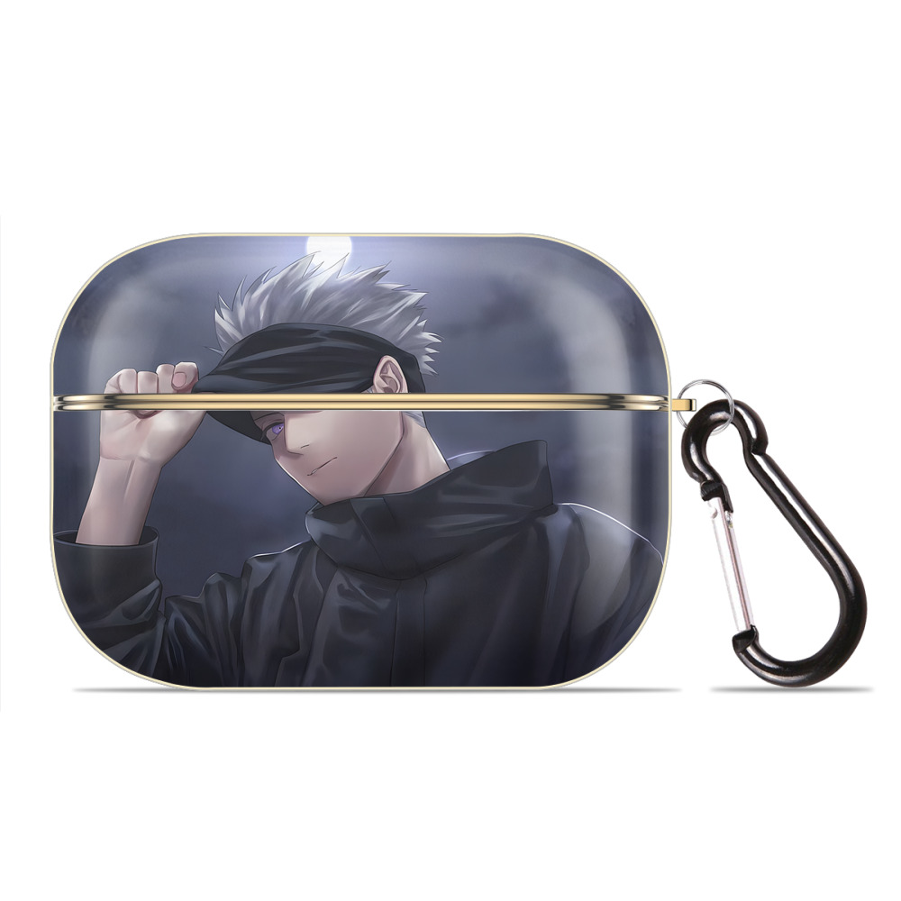 （画像用） 呪術廻戦 Jujutsu Kaisen 【AirPods Pro用】ハードシェル保護ケース｜耐衝撃・防指紋・カラビナ付き商品仕様