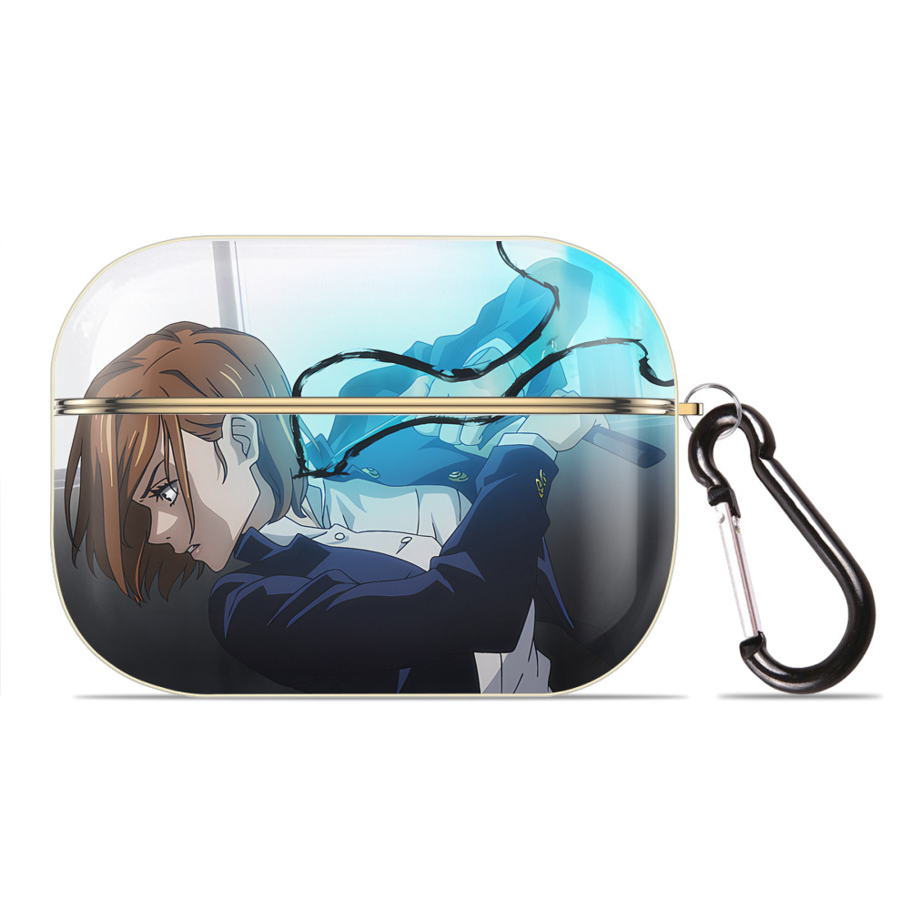 （画像用） 呪術廻戦 Jujutsu Kaisen 【AirPods Pro用】ハードシェル保護ケース｜耐衝撃・防指紋・カラビナ付き商品仕様