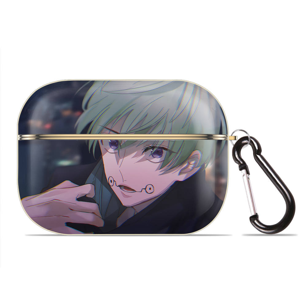 （画像用） 呪術廻戦 Jujutsu Kaisen 【AirPods Pro用】ハードシェル保護ケース｜耐衝撃・防指紋・カラビナ付き商品仕様