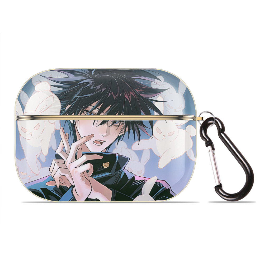 （画像用） 呪術廻戦 Jujutsu Kaisen 【AirPods Pro用】ハードシェル保護ケース｜耐衝撃・防指紋・カラビナ付き商品仕様