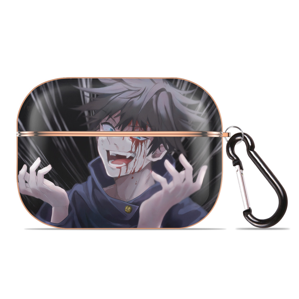 （画像用） 呪術廻戦 Jujutsu Kaisen 【AirPods Pro用】ハードシェル保護ケース｜耐衝撃・防指紋・カラビナ付き商品仕様