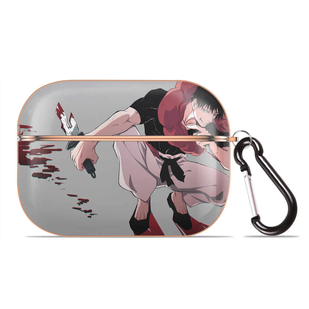（画像用） 呪術廻戦 Jujutsu Kaisen 【AirPods Pro用】ハードシェル保護ケース｜耐衝撃・防指紋・カラビナ付き商品仕様