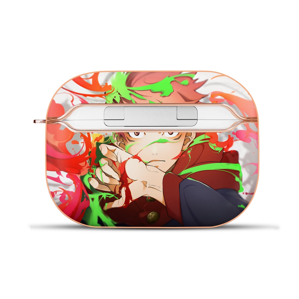 （画像用） 呪術廻戦 Jujutsu Kaisen 【AirPods Pro用】ハードシェル保護ケース｜耐衝撃・防指紋・カラビナ付き商品仕様