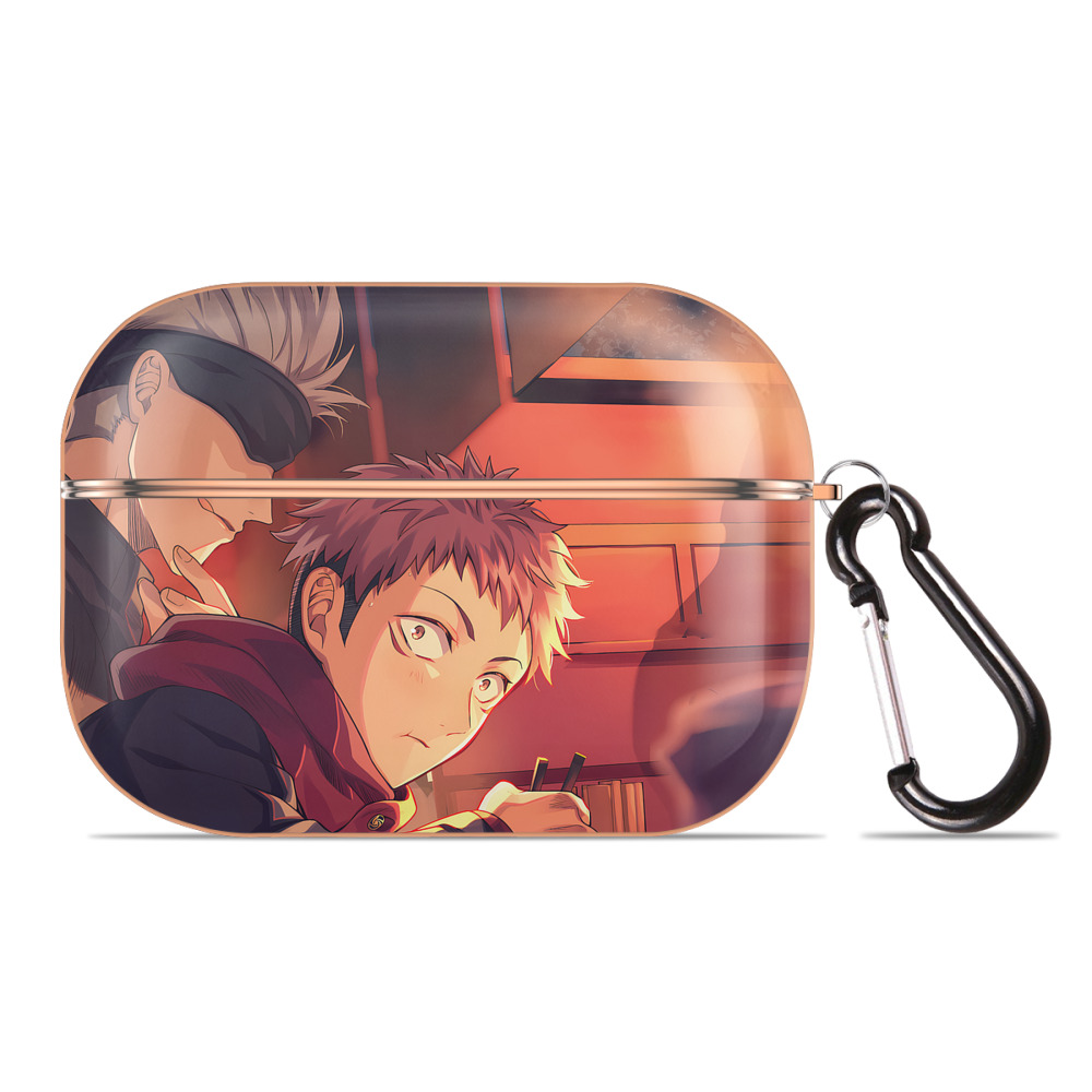 （画像用） 呪術廻戦 Jujutsu Kaisen 【AirPods Pro用】ハードシェル保護ケース｜耐衝撃・防指紋・カラビナ付き商品仕様